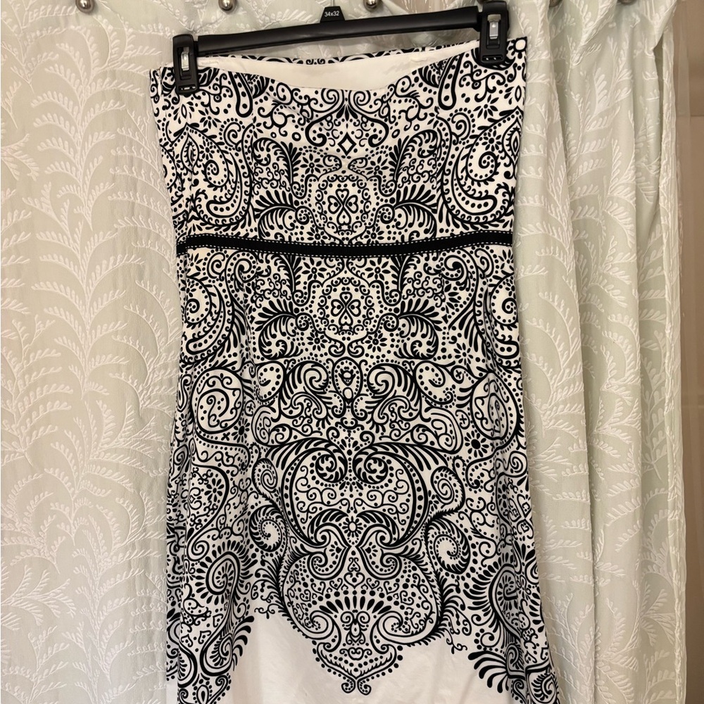 Ann Taylor Black and White Polka Dot Dress